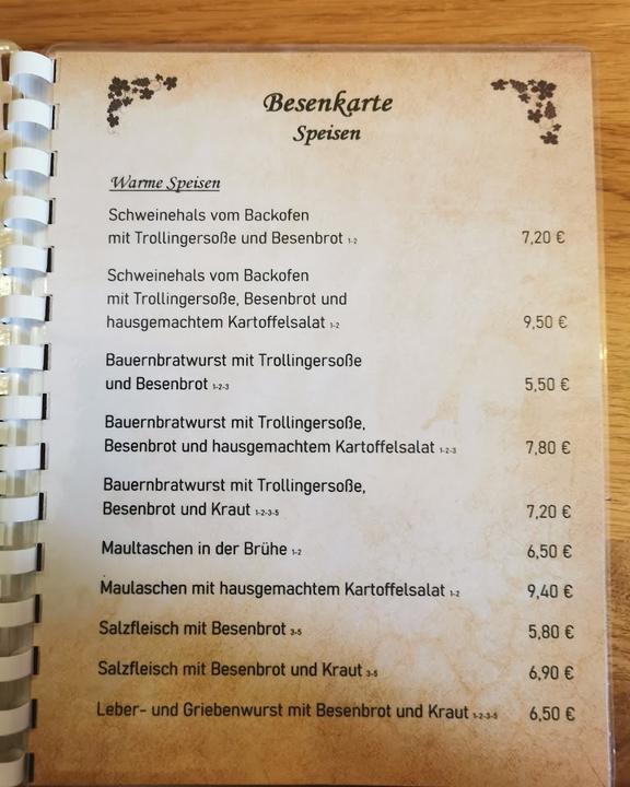 Besenschänke Weingut Thön